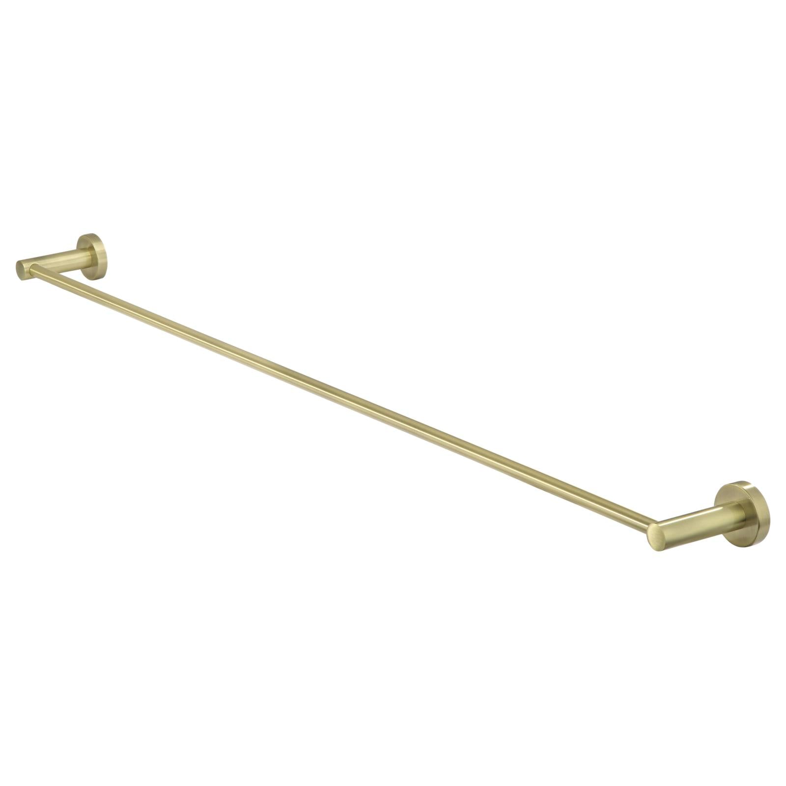 Round Single Towel Rail, 900mm, PVD Tiger Bronze
