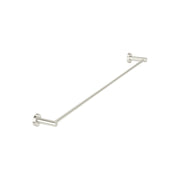 Round Single Towel Rail, 900mm, PVD Brushed Nickel