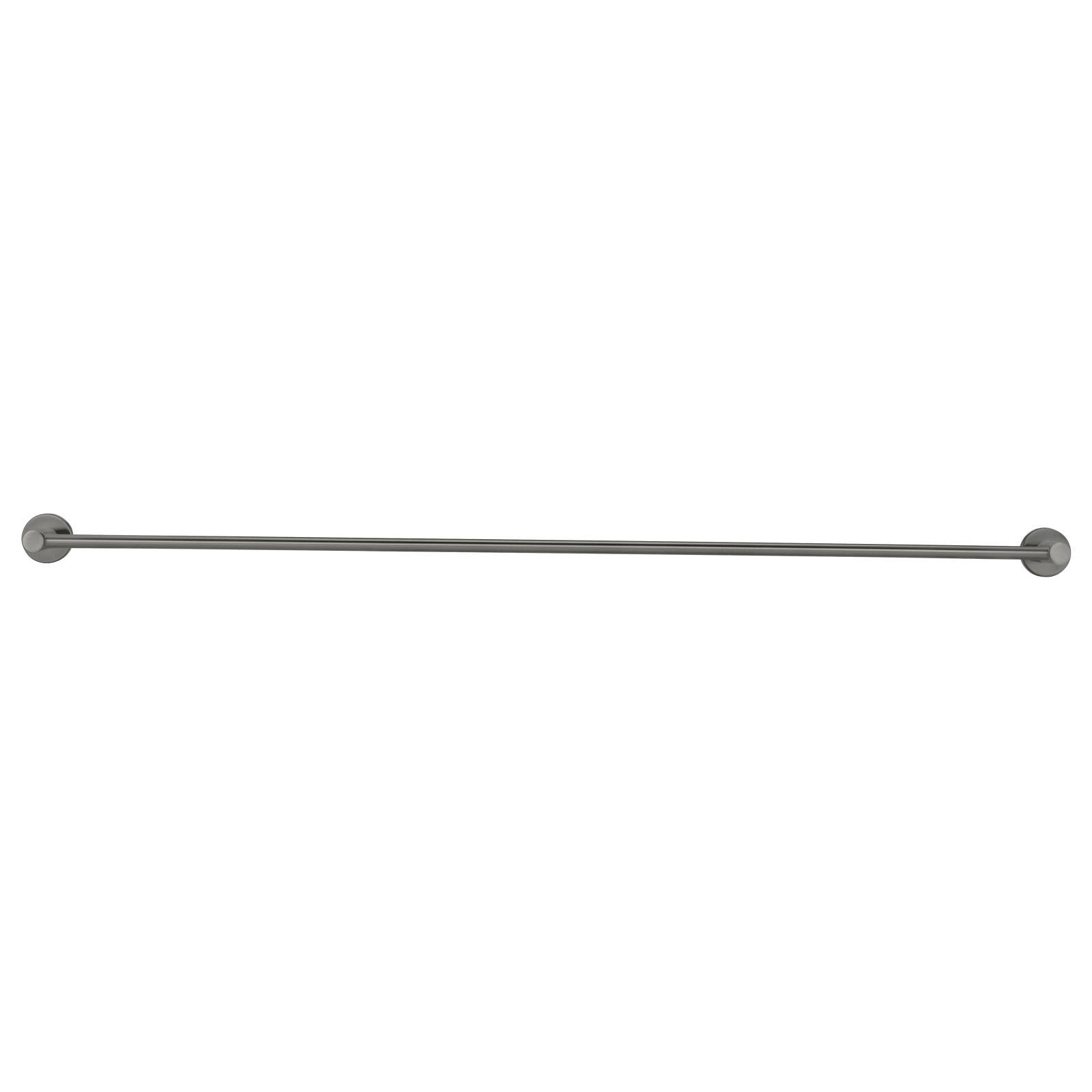 Round Single Towel Rail, 900mm, Shadow