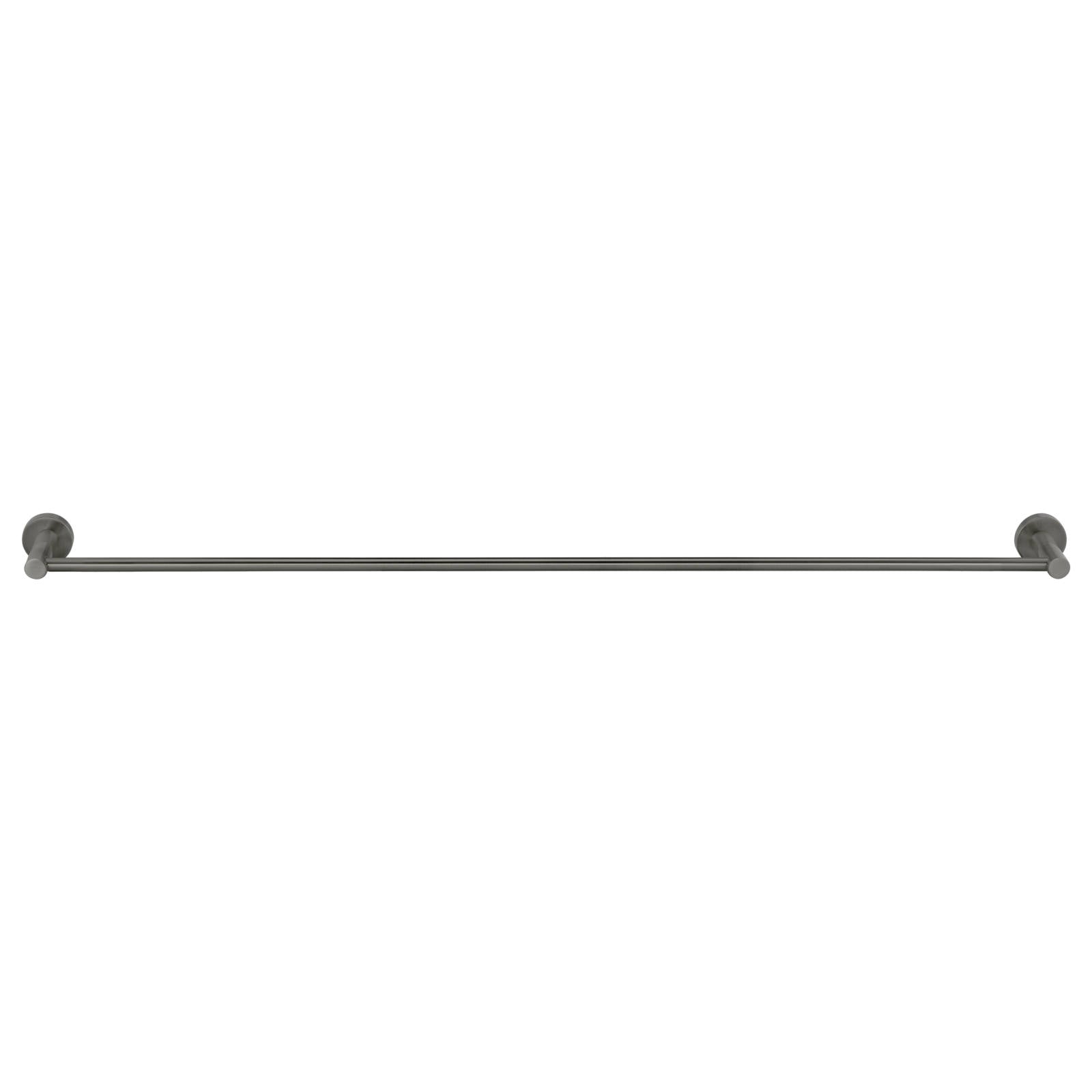 Round Single Towel Rail, 900mm, Shadow