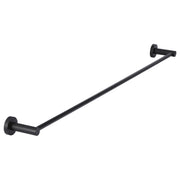 Round Single Towel Rail, 900mm, Matte Black
