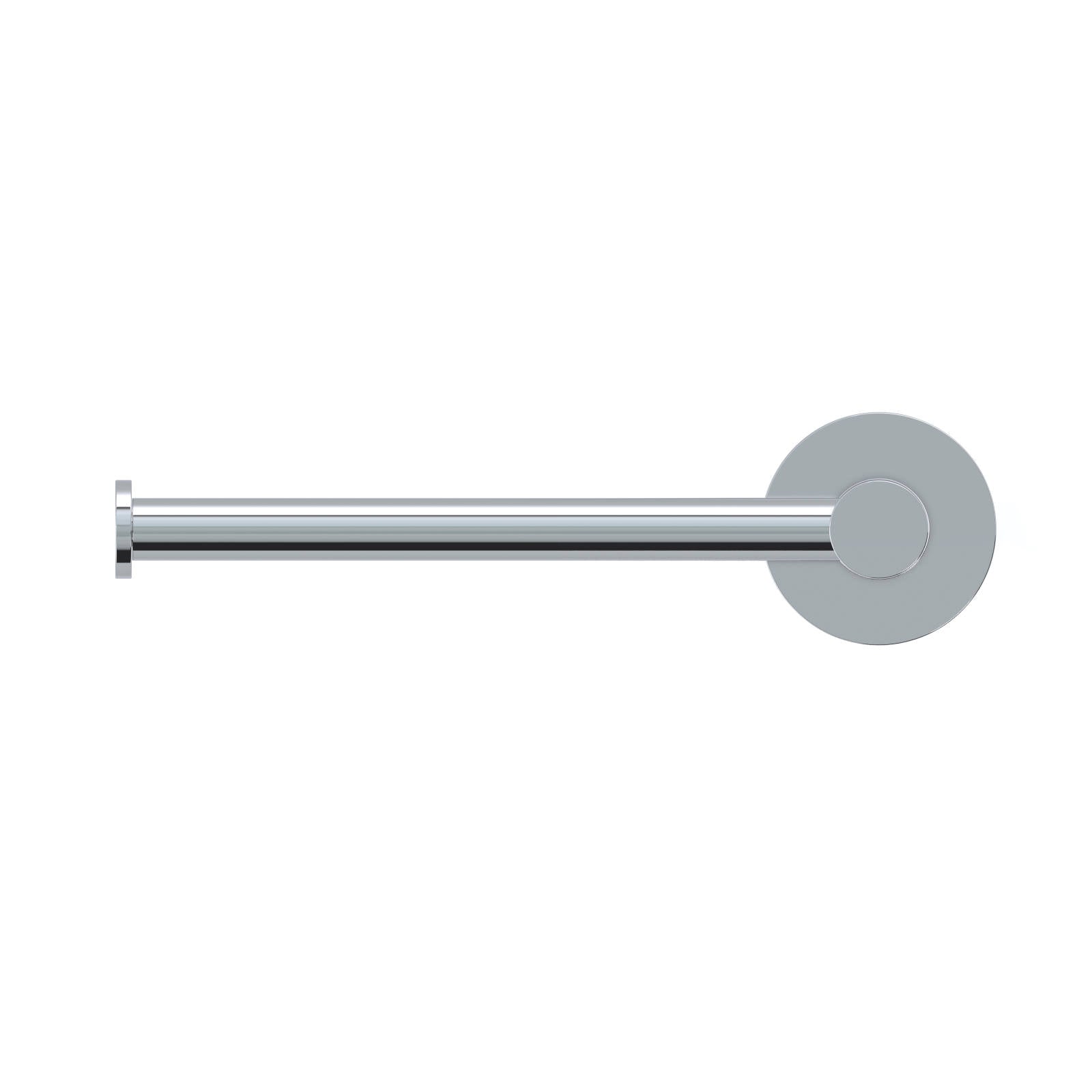 Round Toilet Roll Holder, Polished Chrome