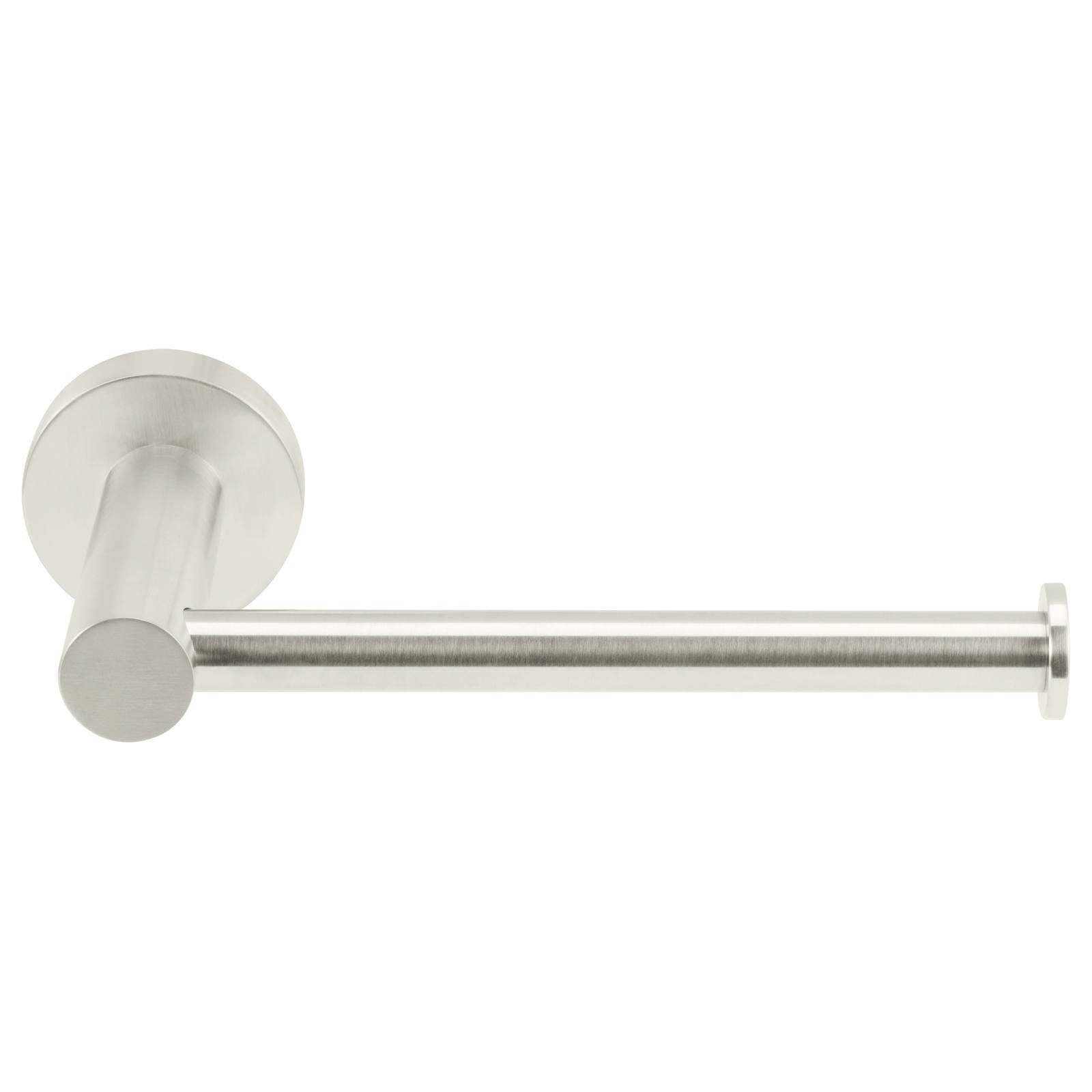 Round Toilet Roll Holder, PVD Brushed Nickel