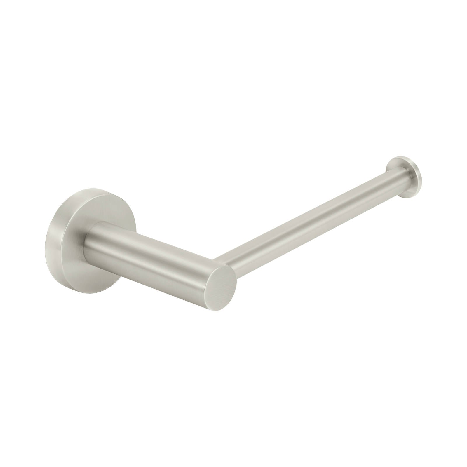 Round Toilet Roll Holder, PVD Brushed Nickel