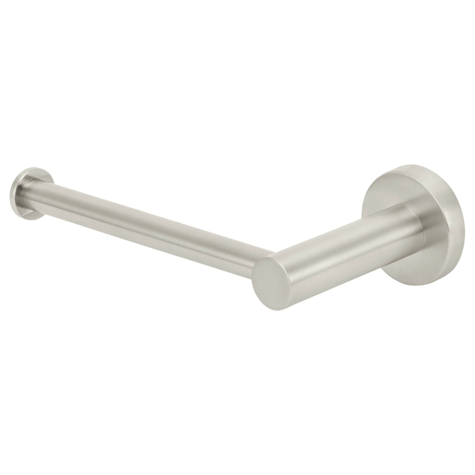 Round Toilet Roll Holder, PVD Brushed Nickel