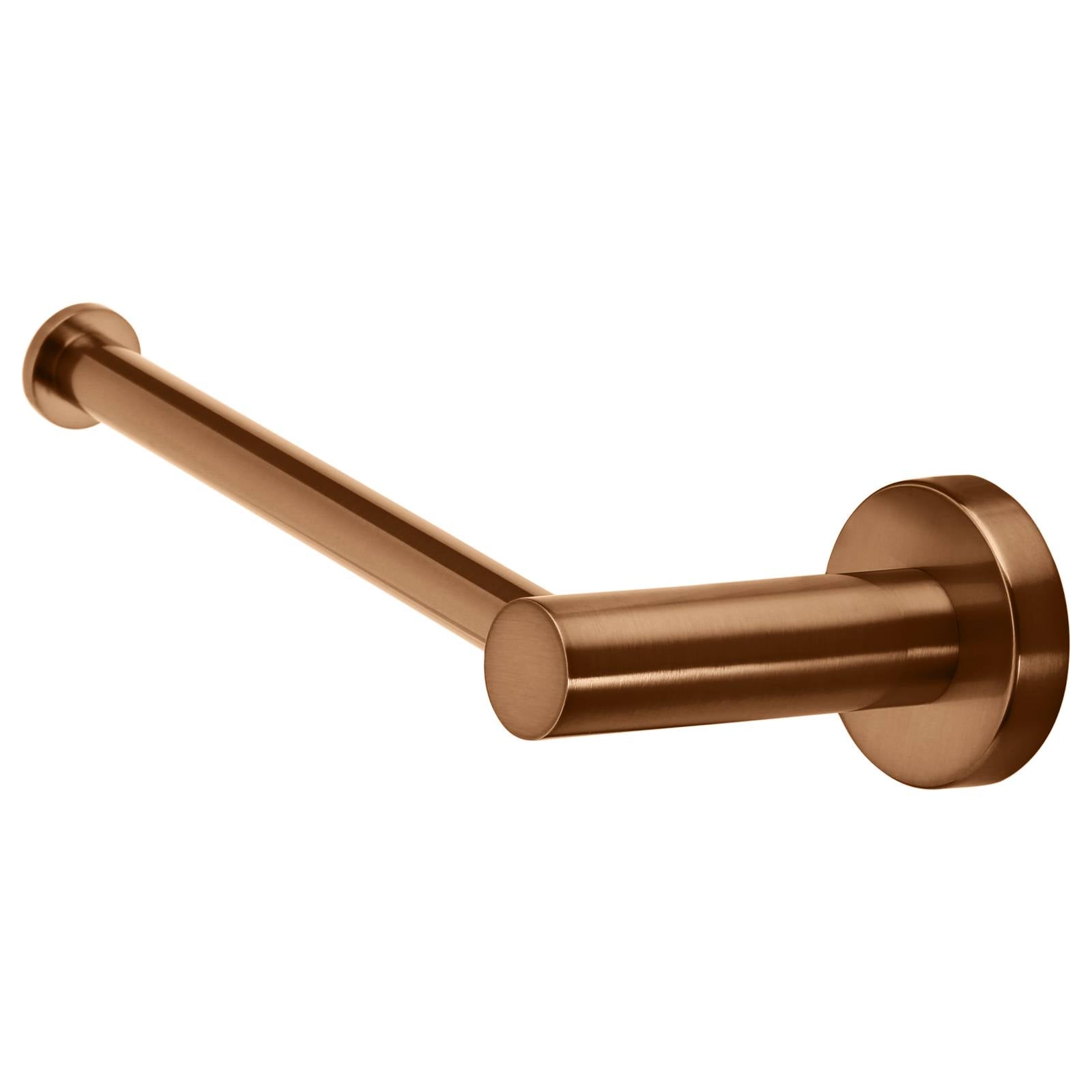 Round Toilet Roll Holder, Lustre Bronze