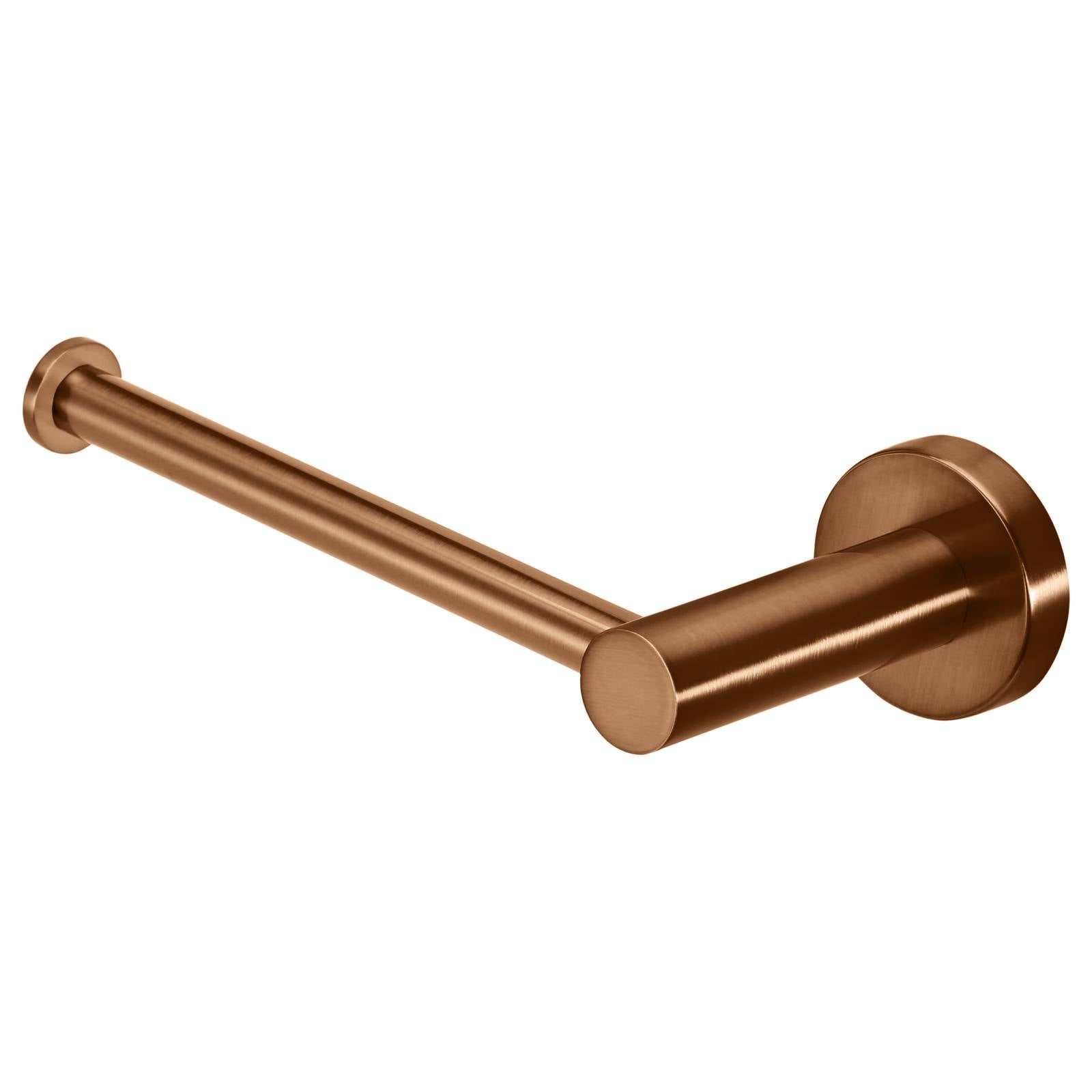 Round Toilet Roll Holder, Lustre Bronze