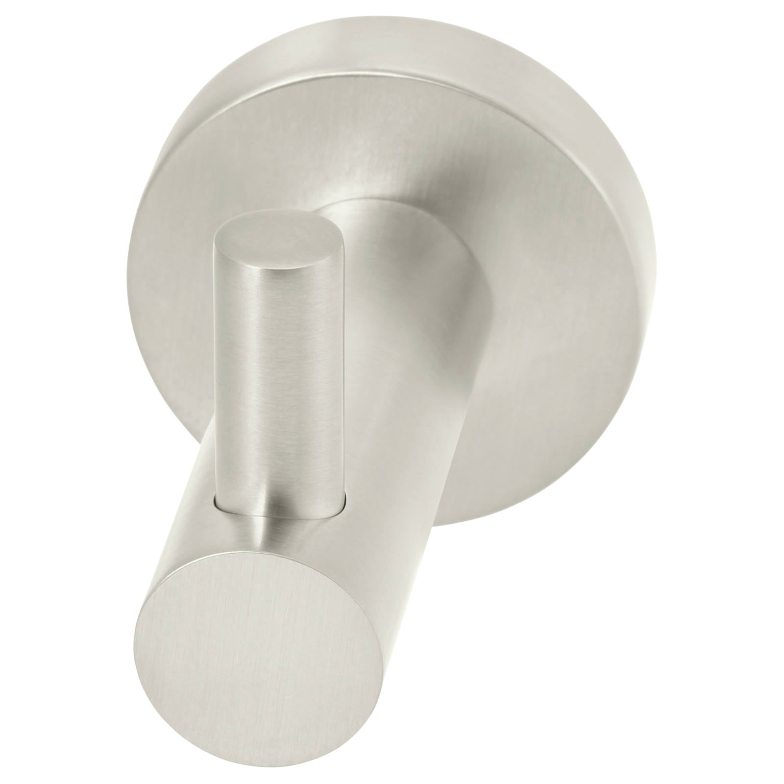 Round Robe Hook, PVD Brushed Nickel