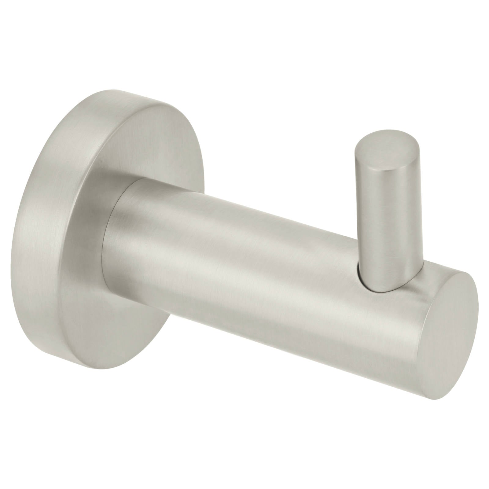 Round Robe Hook, PVD Brushed Nickel