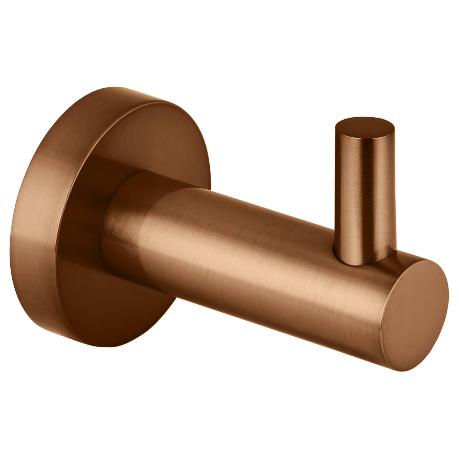 Round Robe Hook, Lustre Bronze