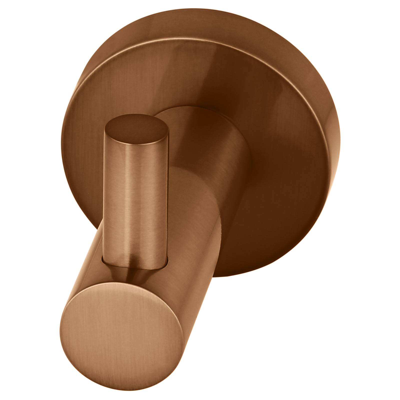 Round Robe Hook, Lustre Bronze