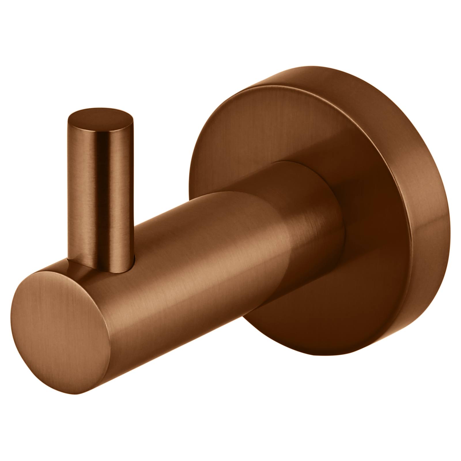 Round Robe Hook, Lustre Bronze