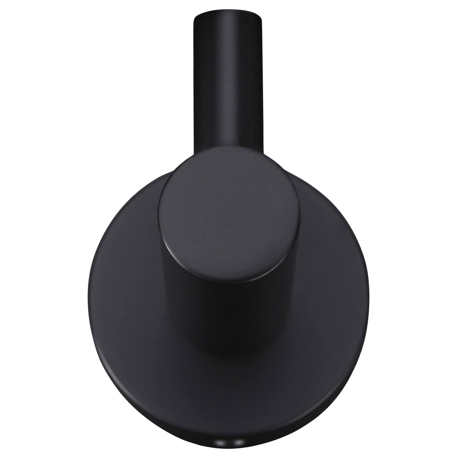 Round Robe Hook, Matte Black