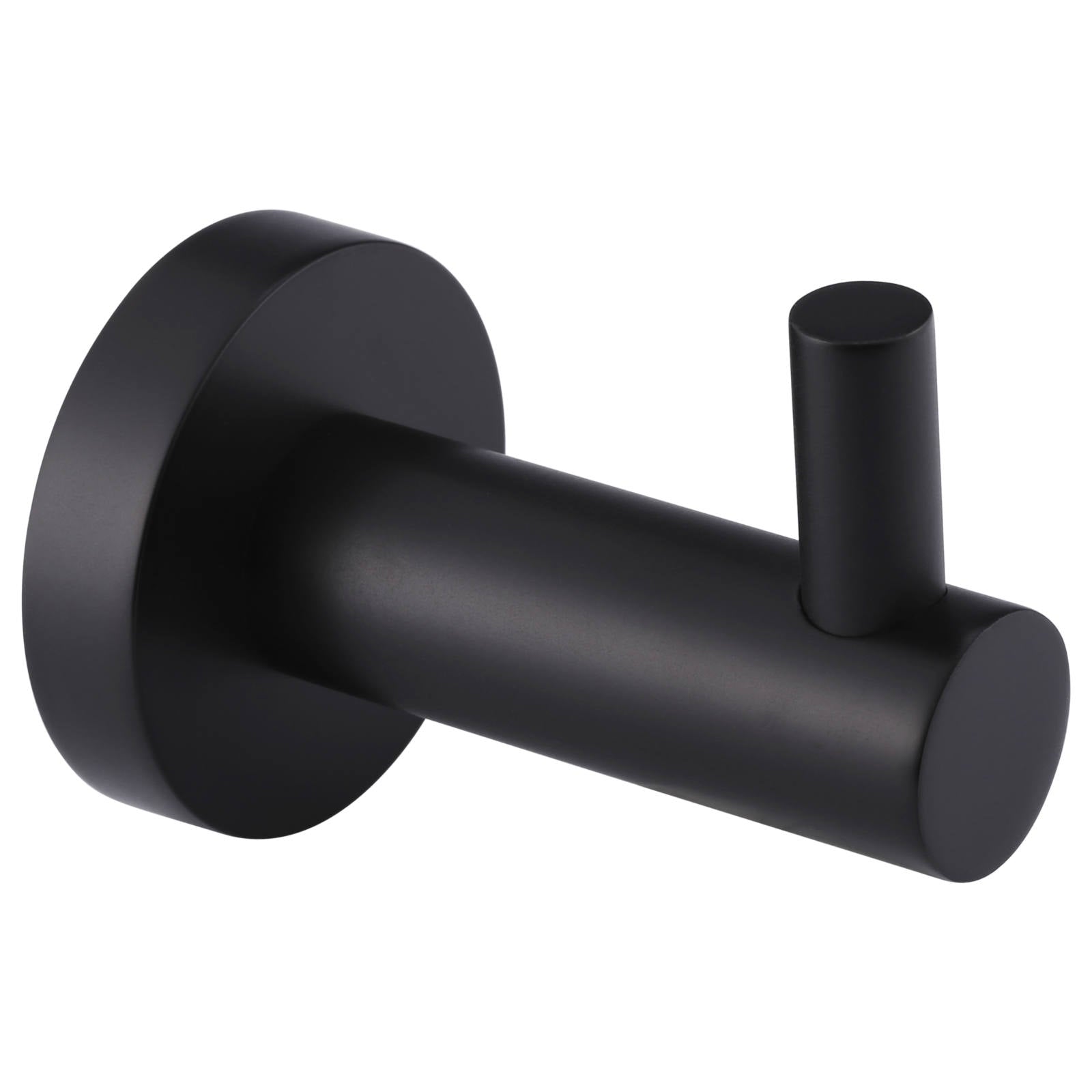 Round Robe Hook, Matte Black