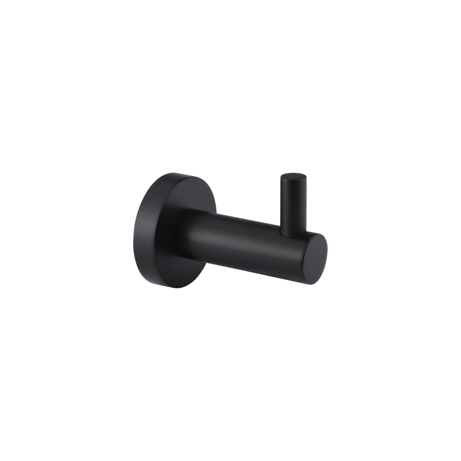 Round Robe Hook, Matte Black