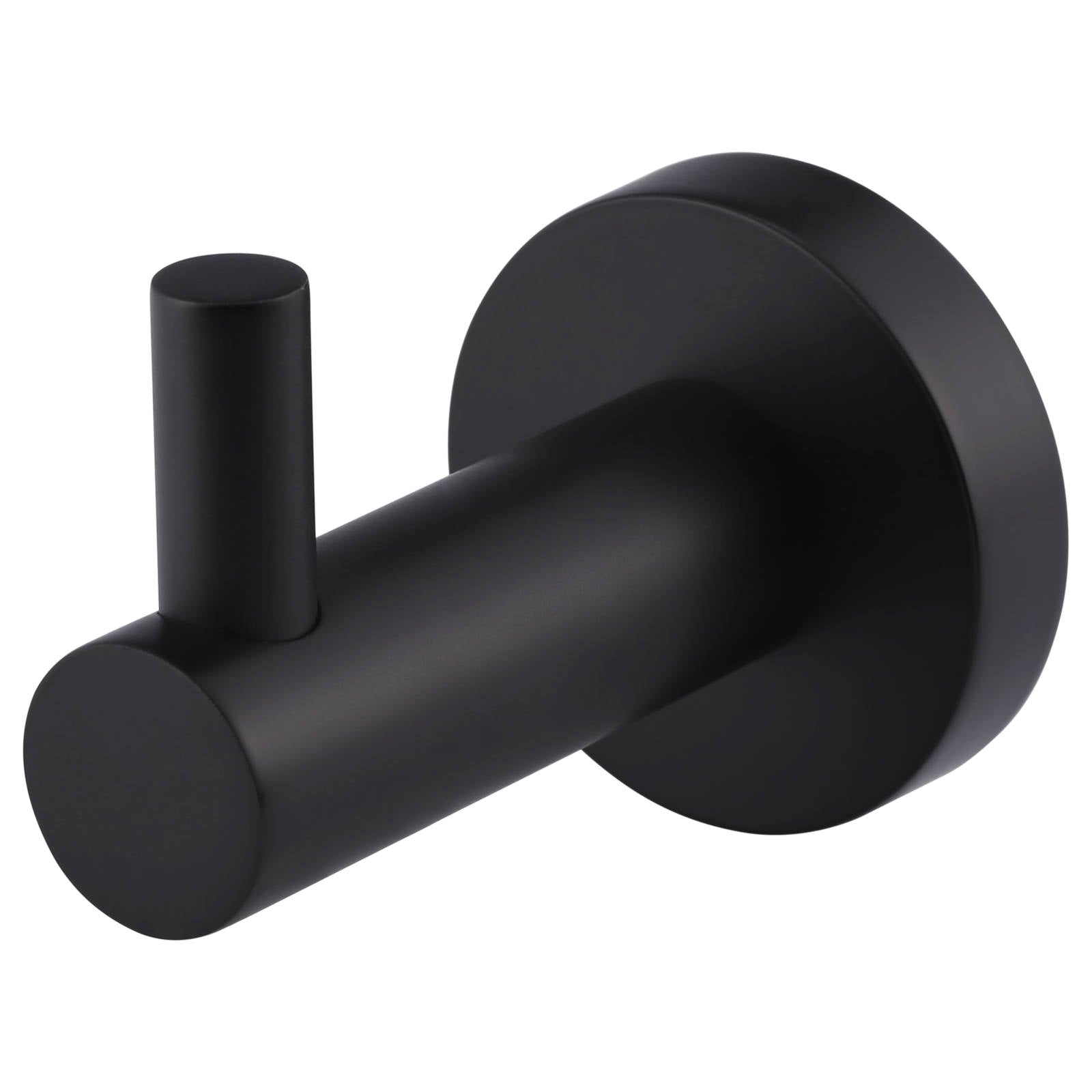 Round Robe Hook, Matte Black