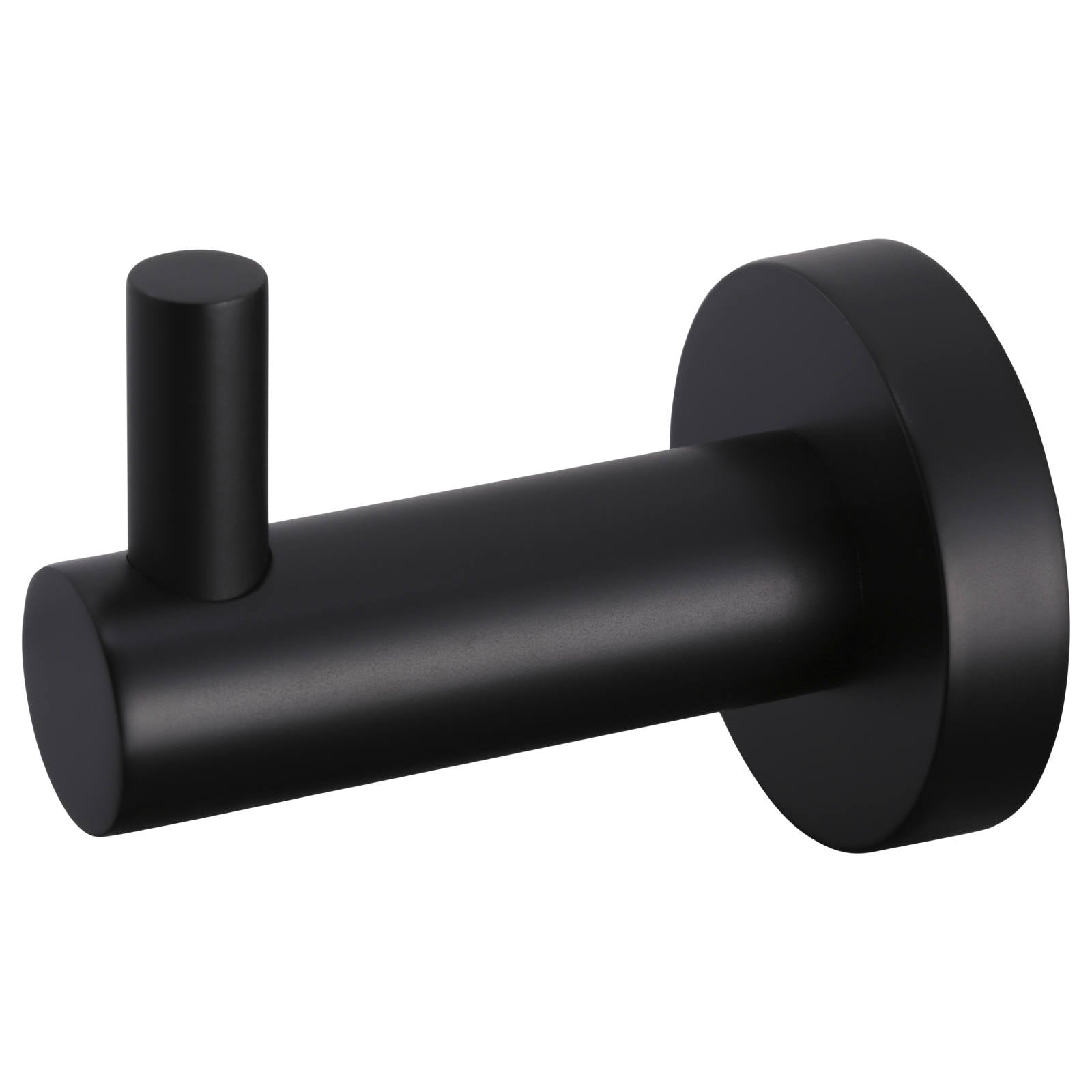 Round Robe Hook, Matte Black