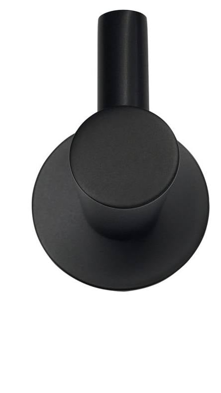 Round Robe Hook, Matte Black