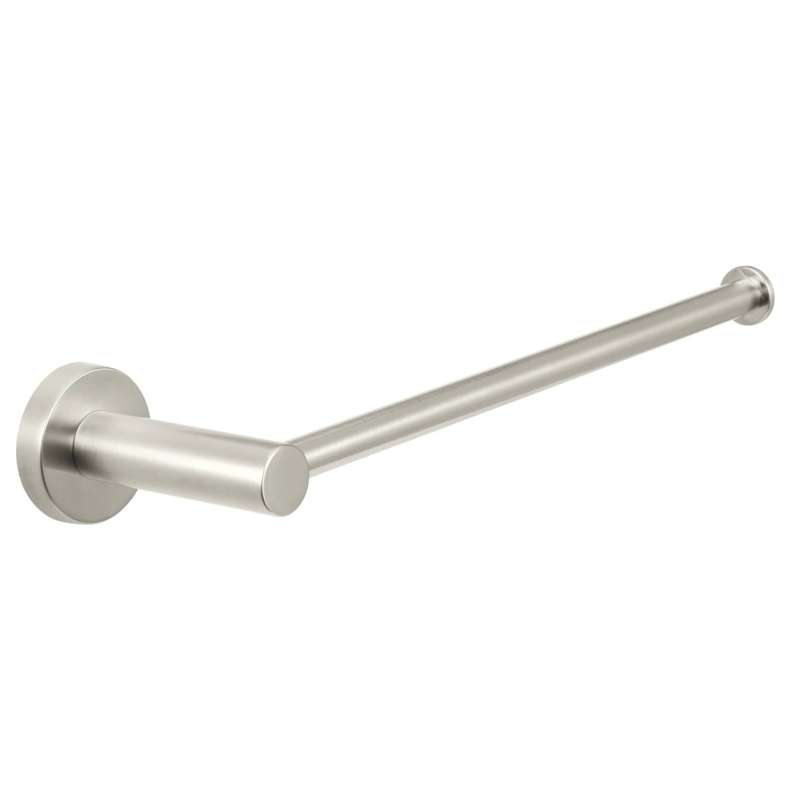 Round Guest Towel Rail, PVD Brushed Nickel