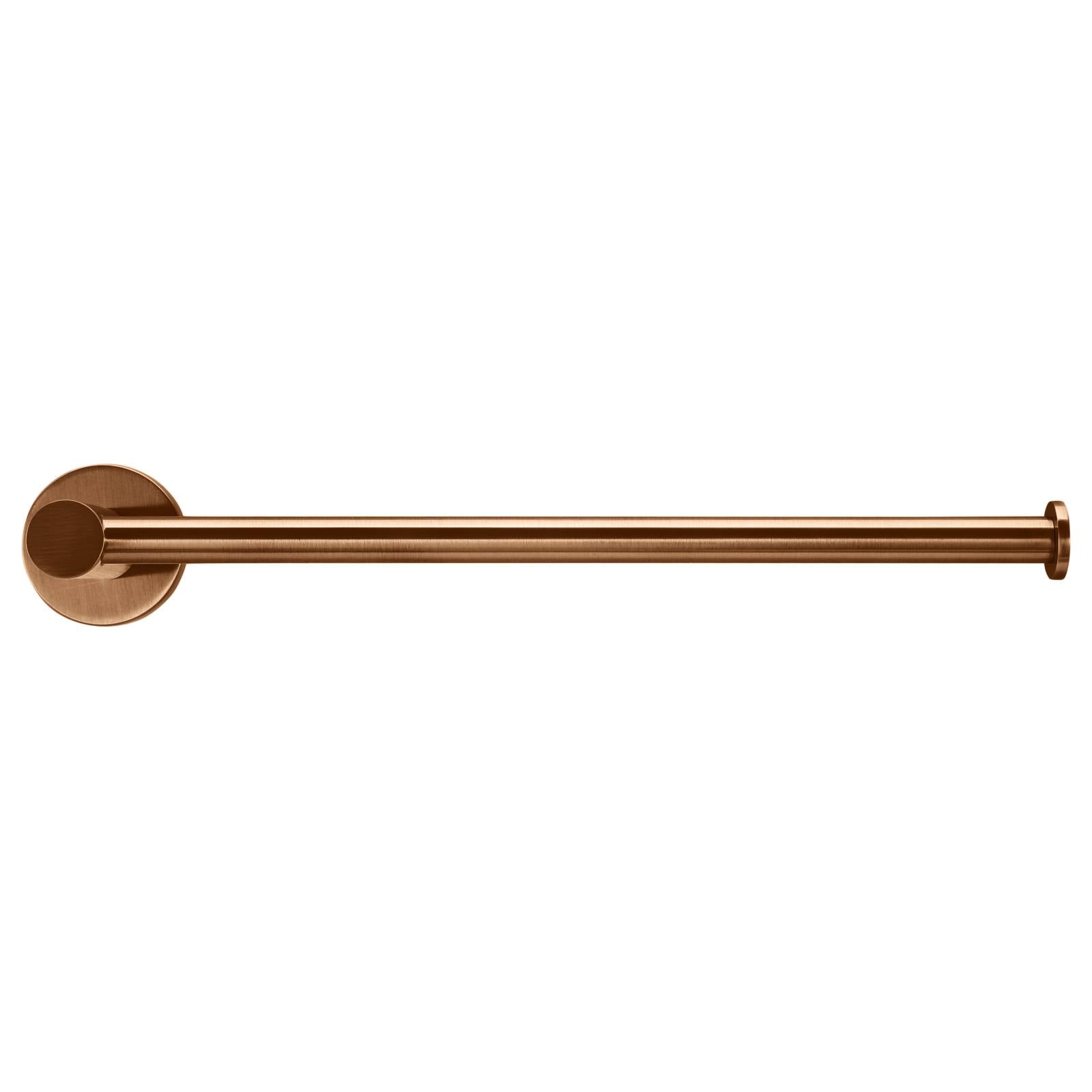 Round Guest Towel Rail, Lustre Bronze