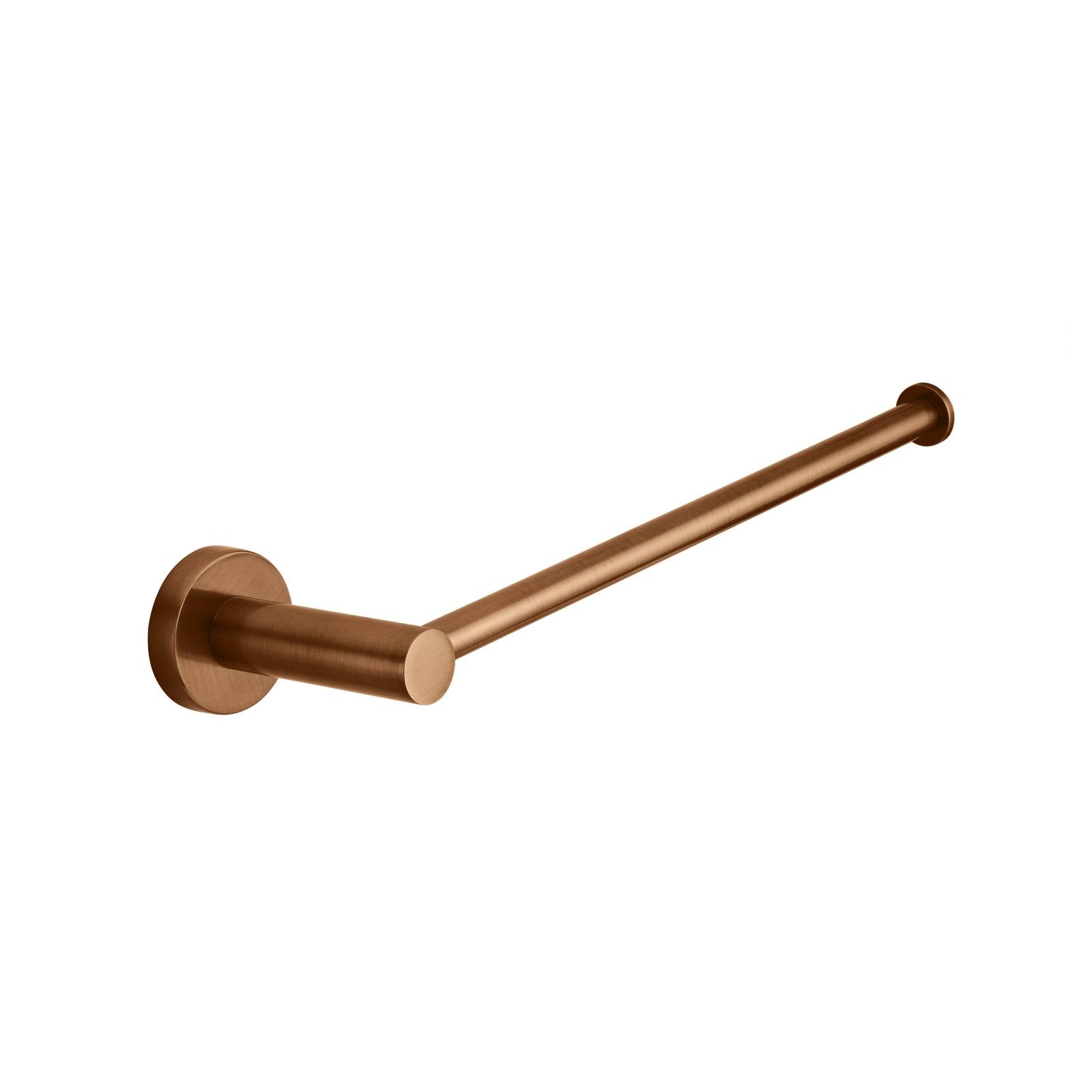 Round Guest Towel Rail, Lustre Bronze