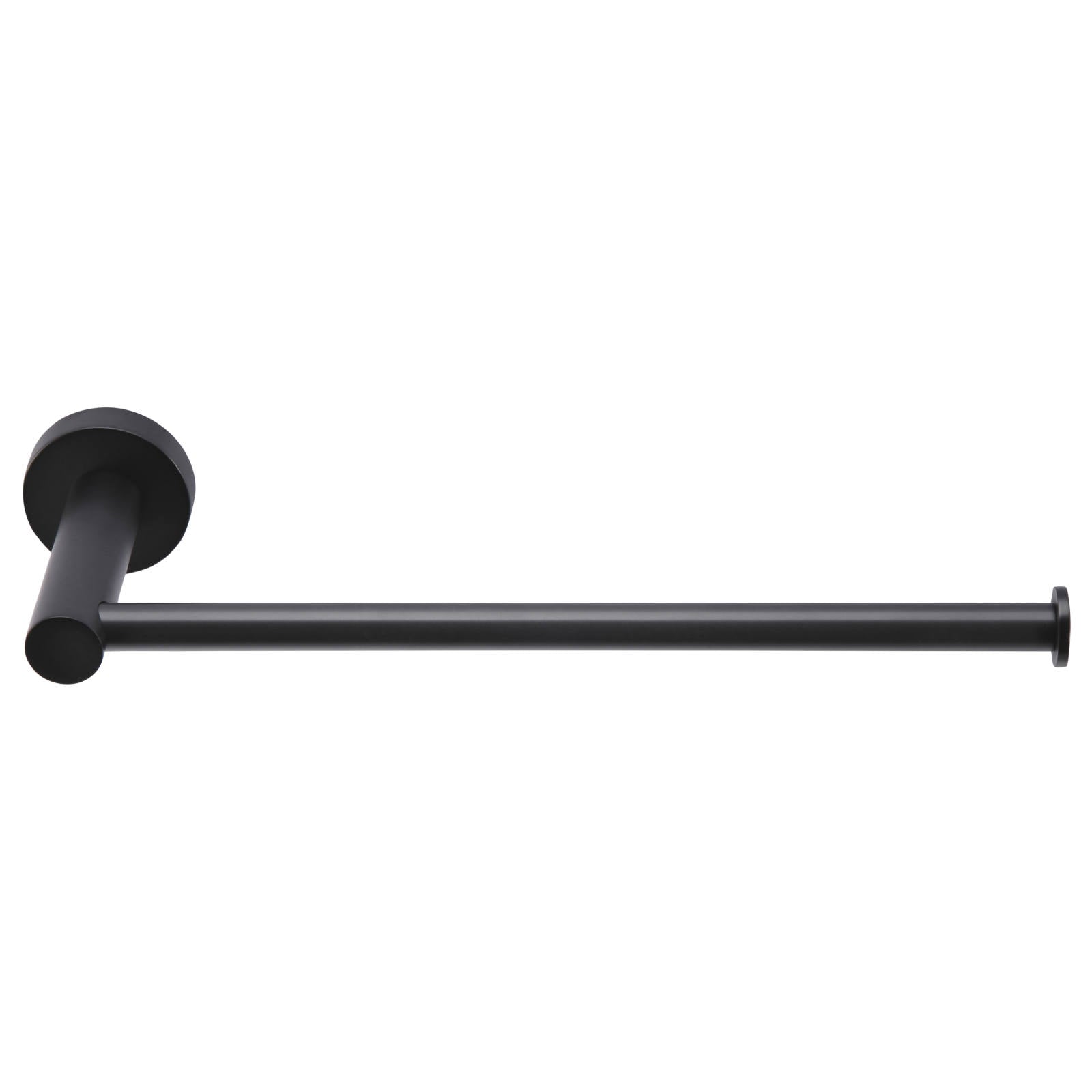 Round Guest Towel Rail, Matte Black