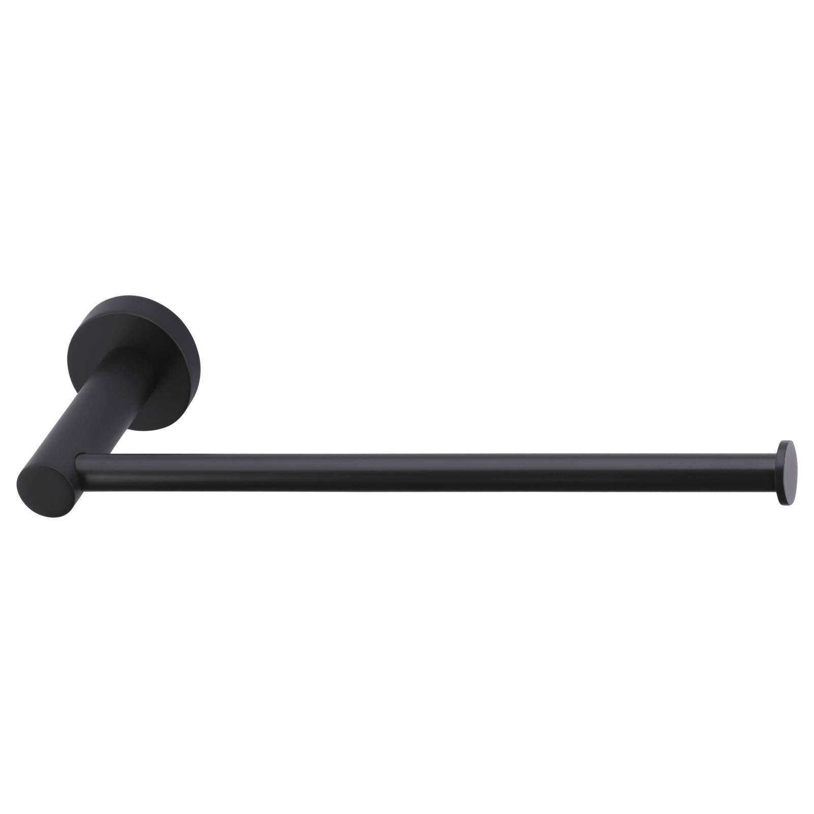 Round Guest Towel Rail, Matte Black