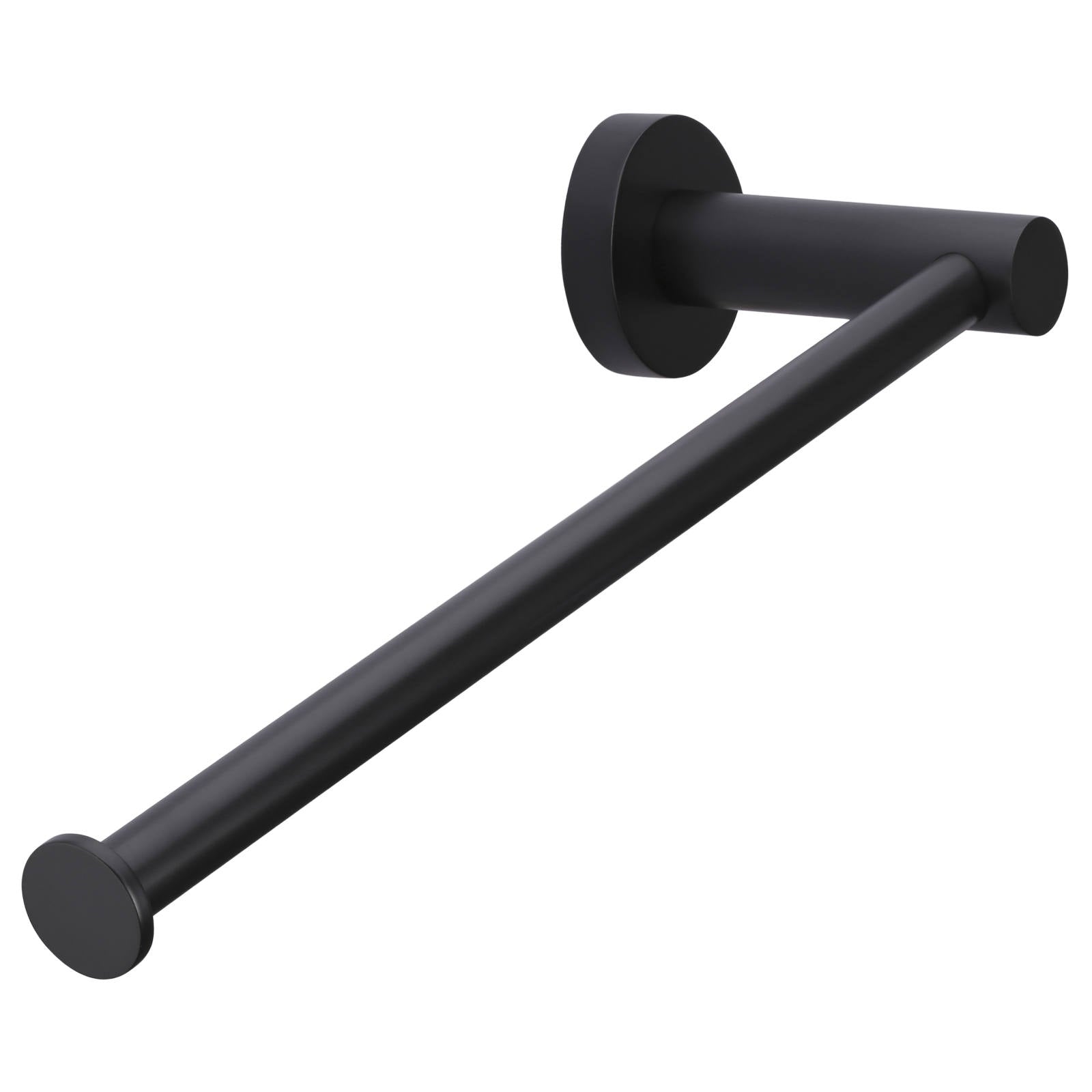 Round Guest Towel Rail, Matte Black