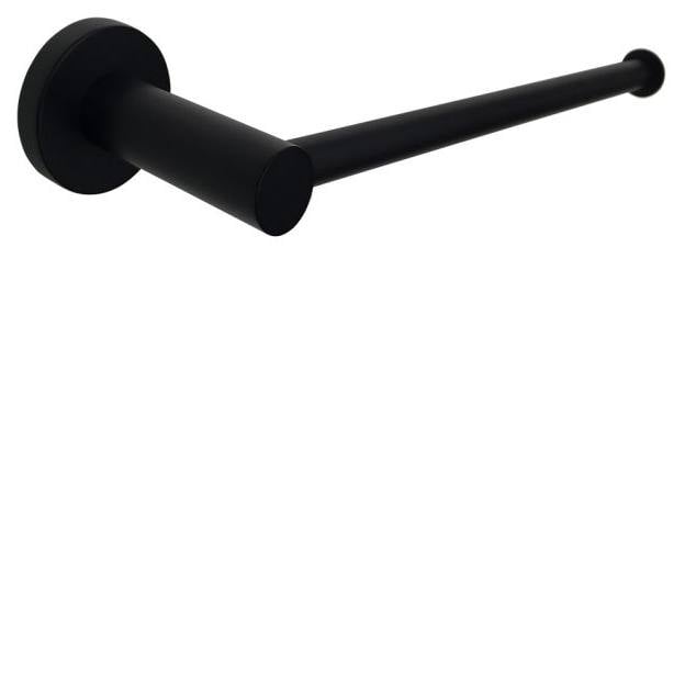 Round Guest Towel Rail, Matte Black