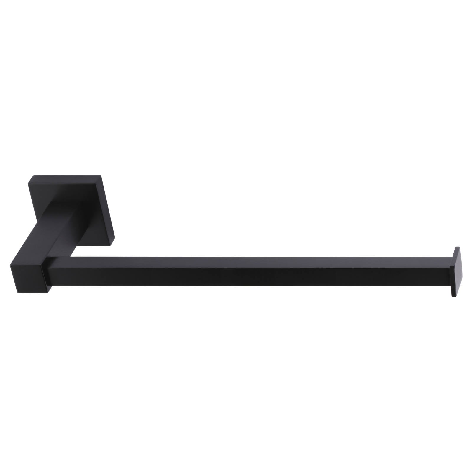 Square Guest Towel Rail, Matte Black