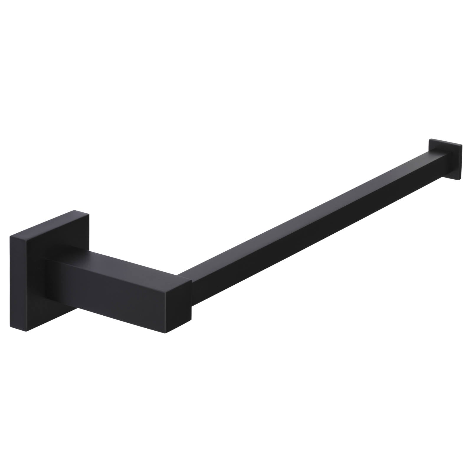 Square Guest Towel Rail, Matte Black