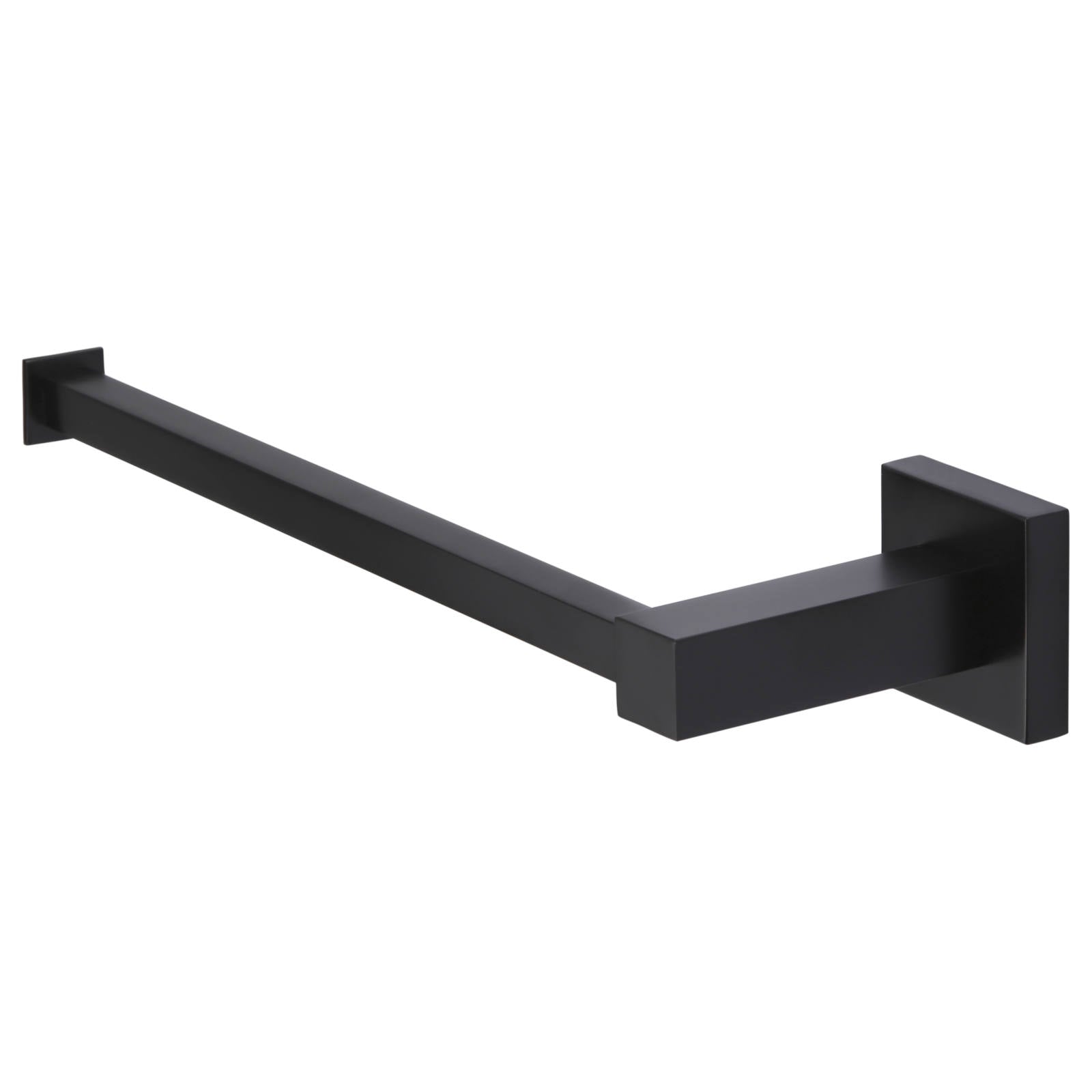 Square Guest Towel Rail, Matte Black
