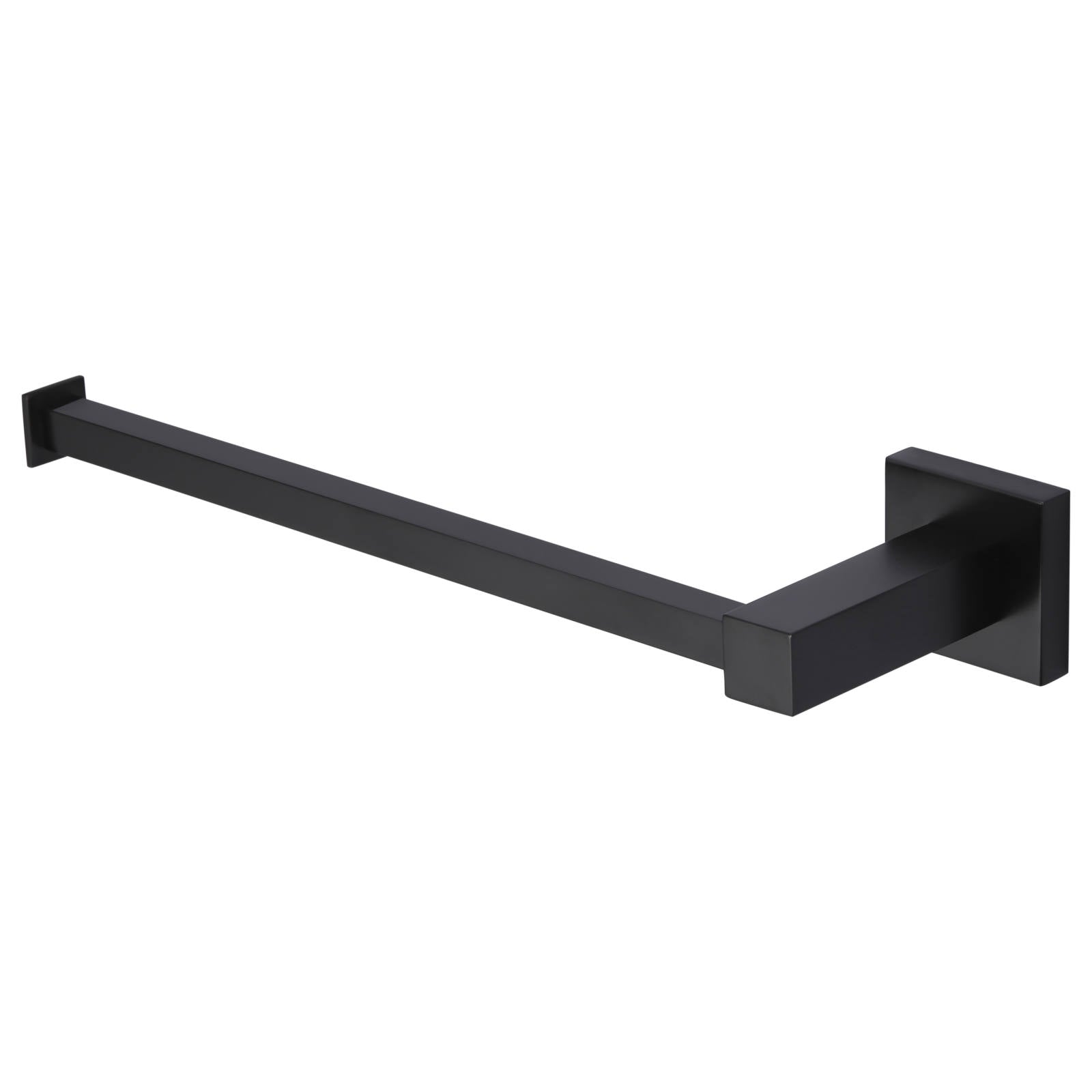Square Guest Towel Rail, Matte Black