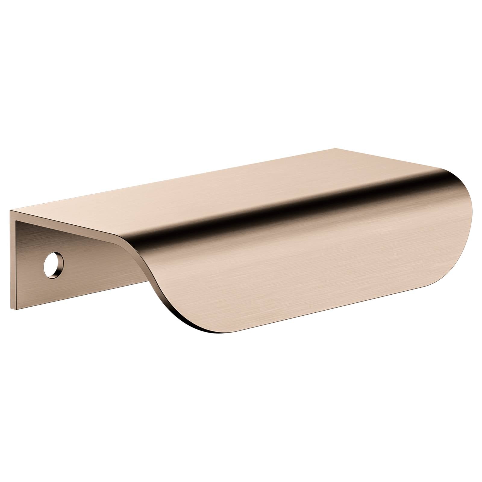 Oppen Edge-Pull 75mm Cabinet Handle, Champagne