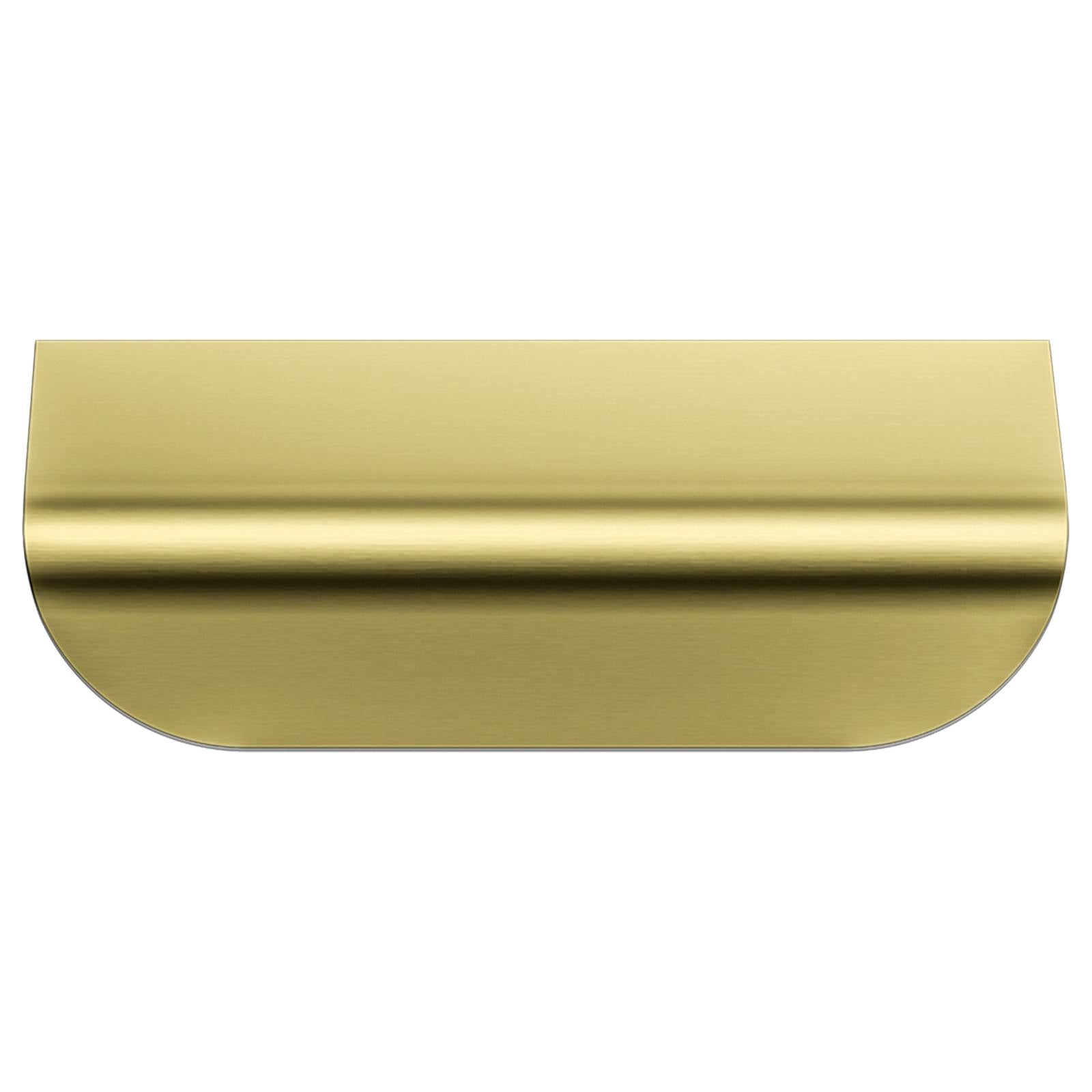 Oppen Edge-Pull 75mm Cabinet Handle, Tiger Bronze