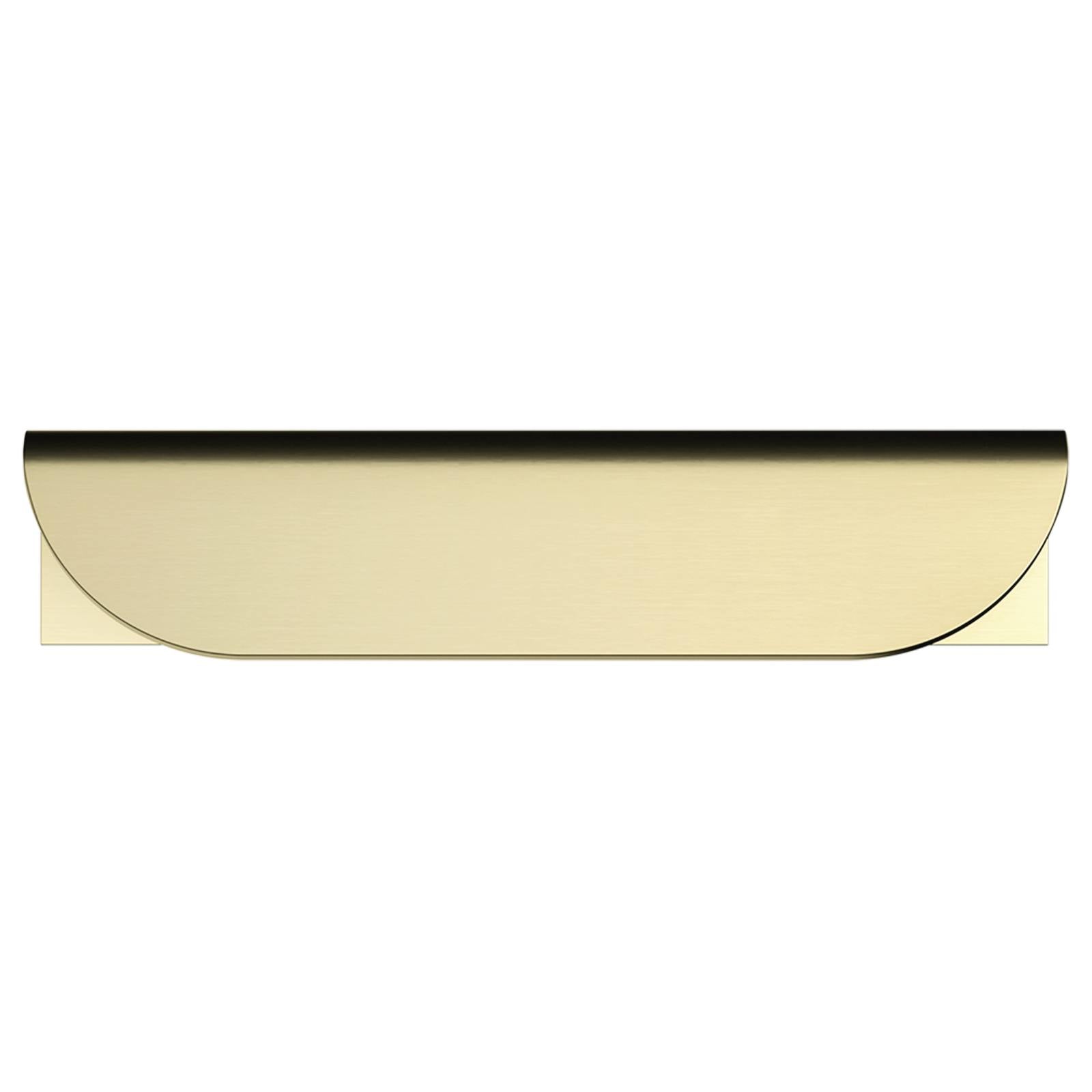 Oppen Edge-Pull 75mm Cabinet Handle, Tiger Bronze