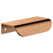 Oppen Edge-Pull 75mm Cabinet Handle, Lustre Bronze