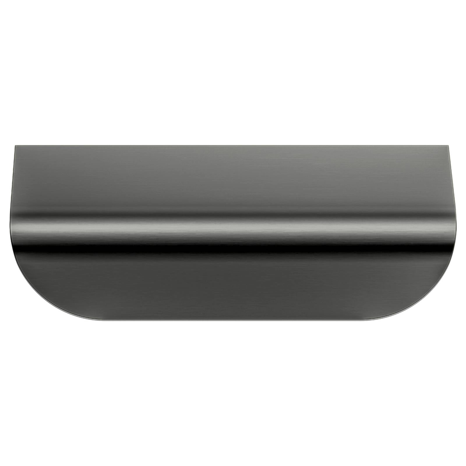 Oppen Edge-Pull 75mm Cabinet Handle, Shadow Gunmetal