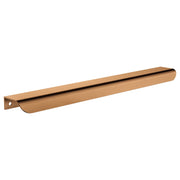 Oppen Edge-Pull 300mm Cabinet Handle, Lustre Bronze