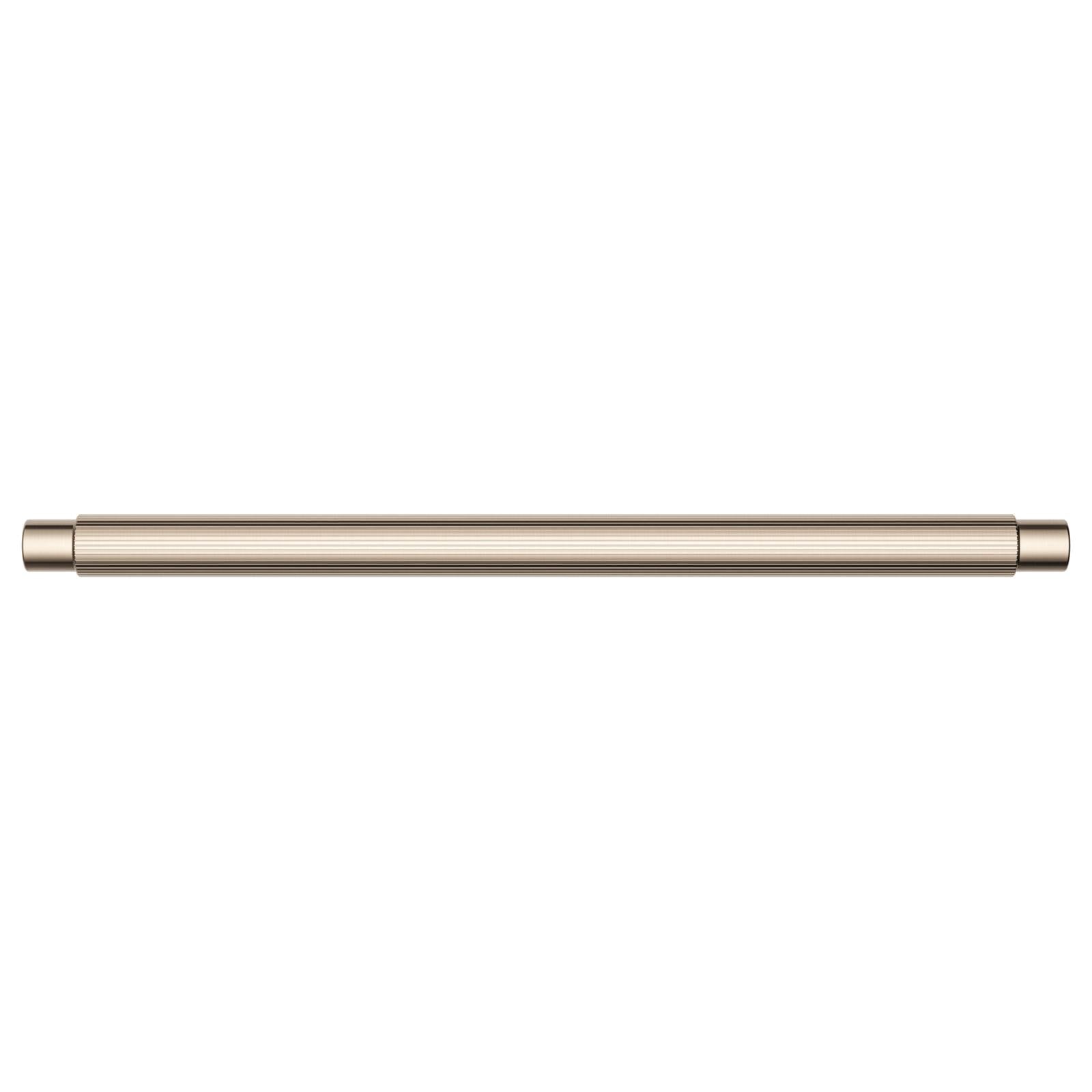 Oppen Round Pull 200mm Cabinet Handle (Linear Knurled), Champagne