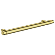 Oppen Round Pull 200mm Cabinet Handle (Linear Knurled), Tiger Bronze