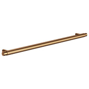 Oppen Round Pull 328mm Cabinet Handle (Linear Knurled), Lustre Bronze