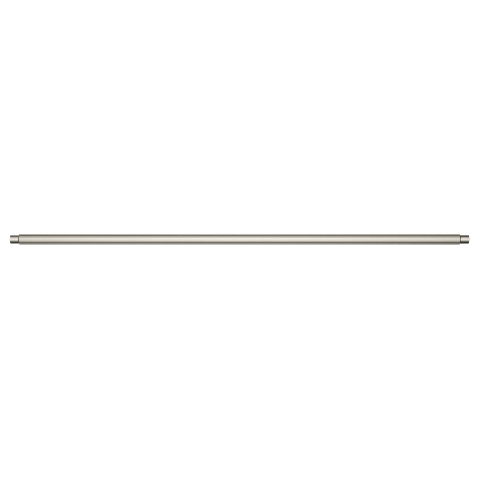 Oppen Round Pull 520mm Cabinet Handle (Linear Knurled), Brushed Nickel