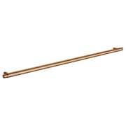 Oppen Round Pull 520mm Cabinet Handle (Linear Knurled), Lustre Bronze
