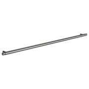 Oppen Round Pull 520mm Cabinet Handle (Linear Knurled), Shadow Gunmetal
