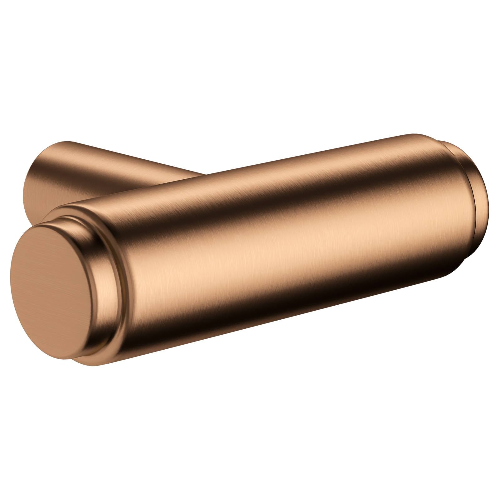 Oppen T-Pull Cabinet Handle (Brushed), Lustre Bronze