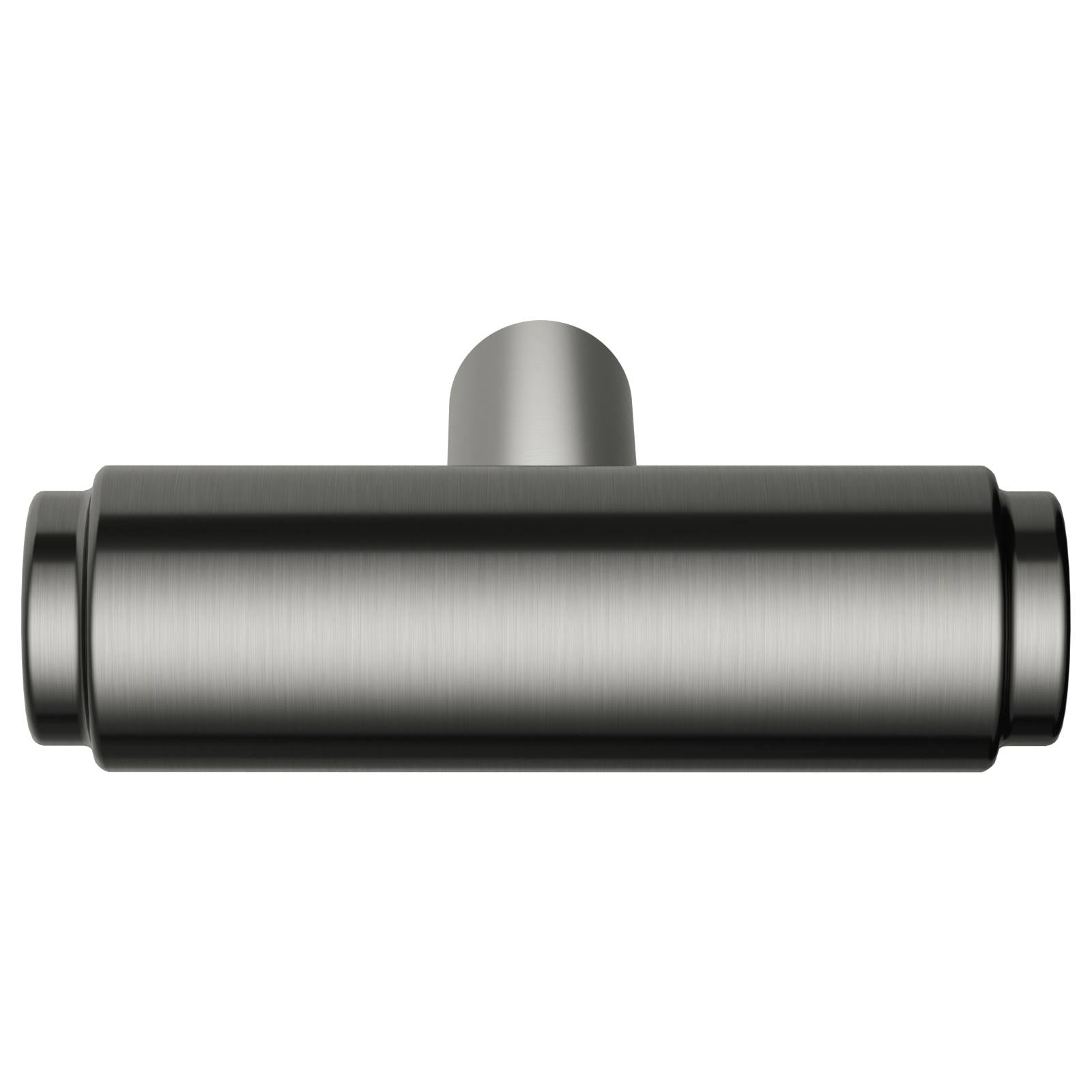 Oppen T-Pull Cabinet Handle (Brushed), Shadow Gunmetal