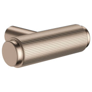 Oppen T-Pull Cabinet Handle (Linear Knurled), Champagne