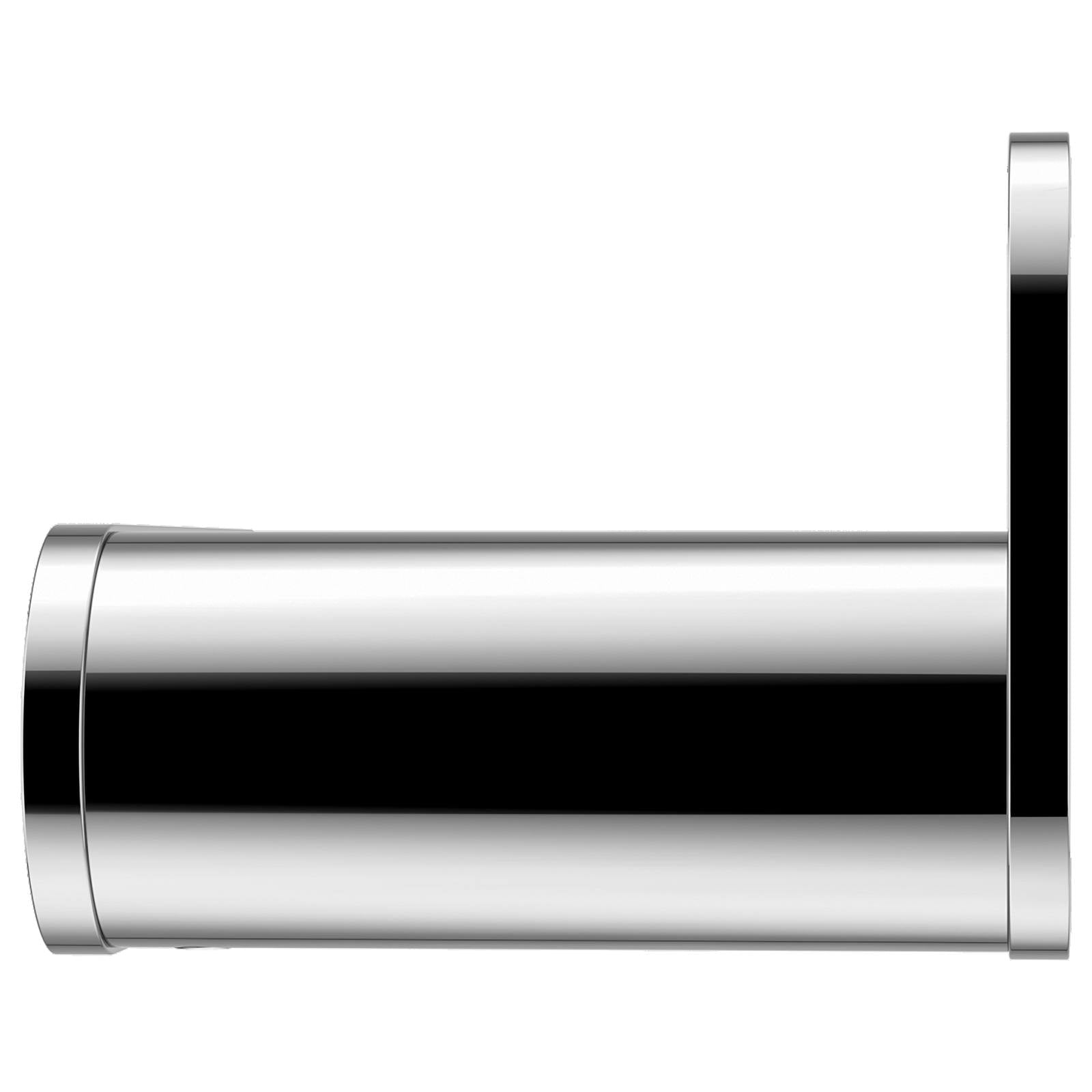 Curvae Double Robe Hook, Polished Chrome