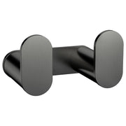 Curvae Double Robe Hook, Shadow Gunmetal